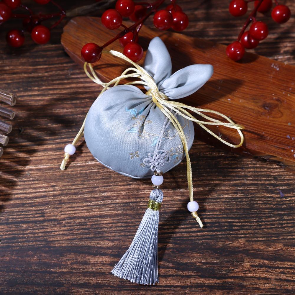 Brocade Mid-Autumn Festival Rabbit Sachet Bag Embroidered Drawstring Empty Bag Hanfu Accessory Style 6