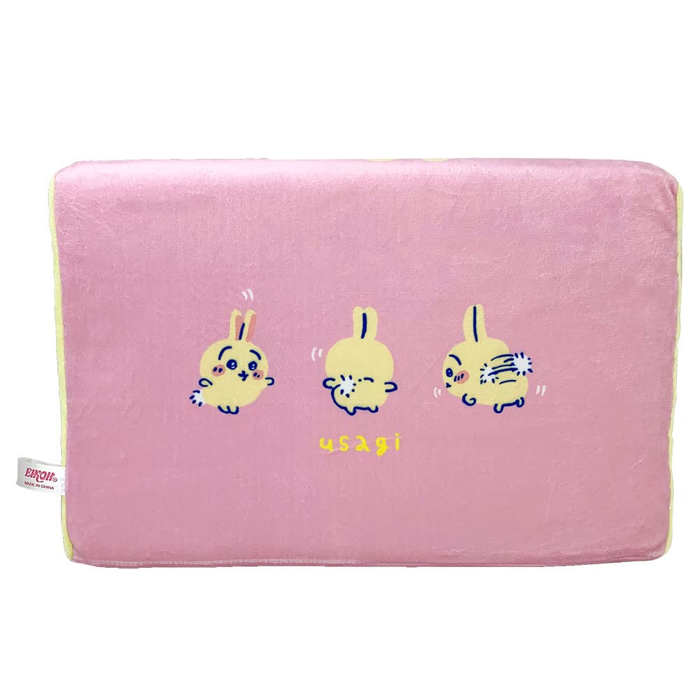 Cute and soothing Chiikawa memory foam approximately 24 x 35 x 8 featuring a Hachiware Official bedding merchandise pillow, cm, rabbit. (rabbit).