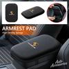 Car Plush Armrest Pad For Porsche Cayenne Panamera Macan 911 918 Taycan Boxster Cayman HighDensity Sponge Center Console Cushion FE3