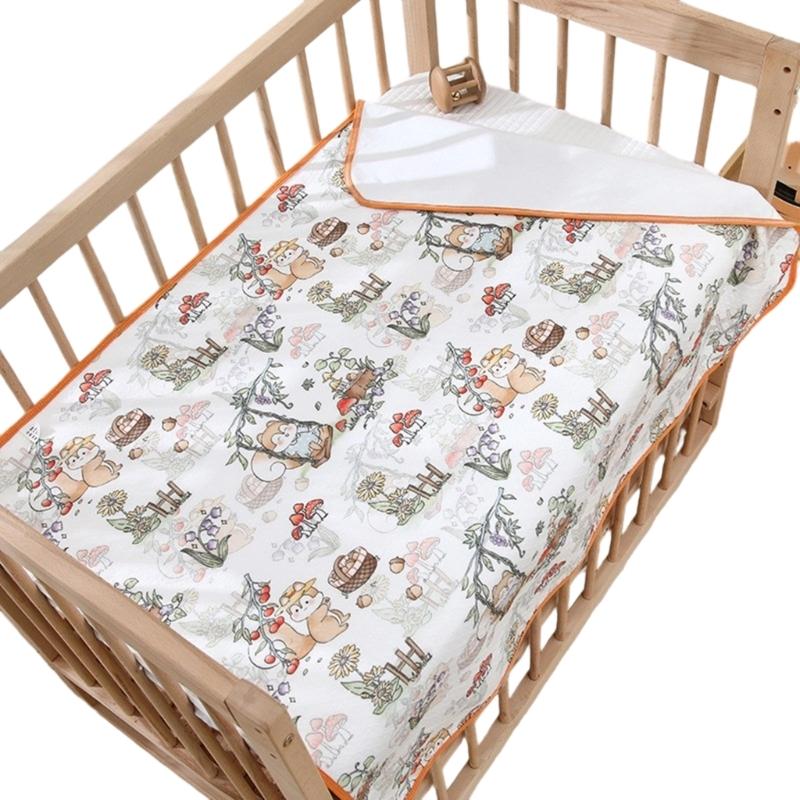 Breathable and Leakproof Baby Diaper Pad Portable Infant Diaper Changer Cushion for Toddler Crib & Bath Time Use