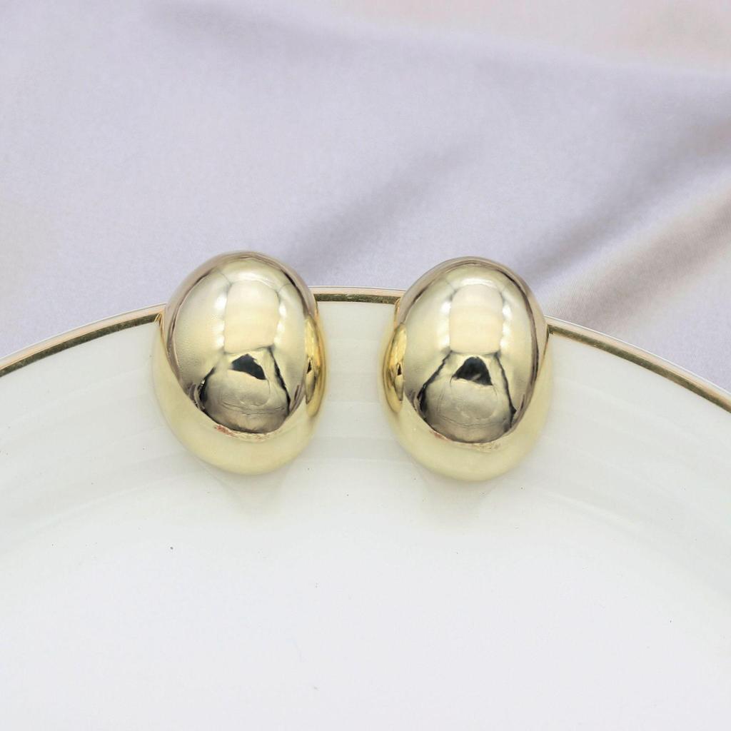 French Meillard Geometric Snail Shell Earrings: Elegant, High-End Light Luxury for Women