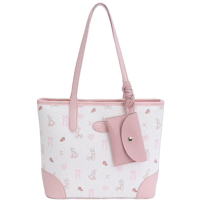 Large Capacity Underarm Bag Women's New Shoulder Handbag High-end Printed Commuter Tote Bag