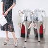 Women Samdals 14CM Platform High Heels Sexy Ankle Strap Open Toe Sandals Party Dress Women Shoes Plus Size