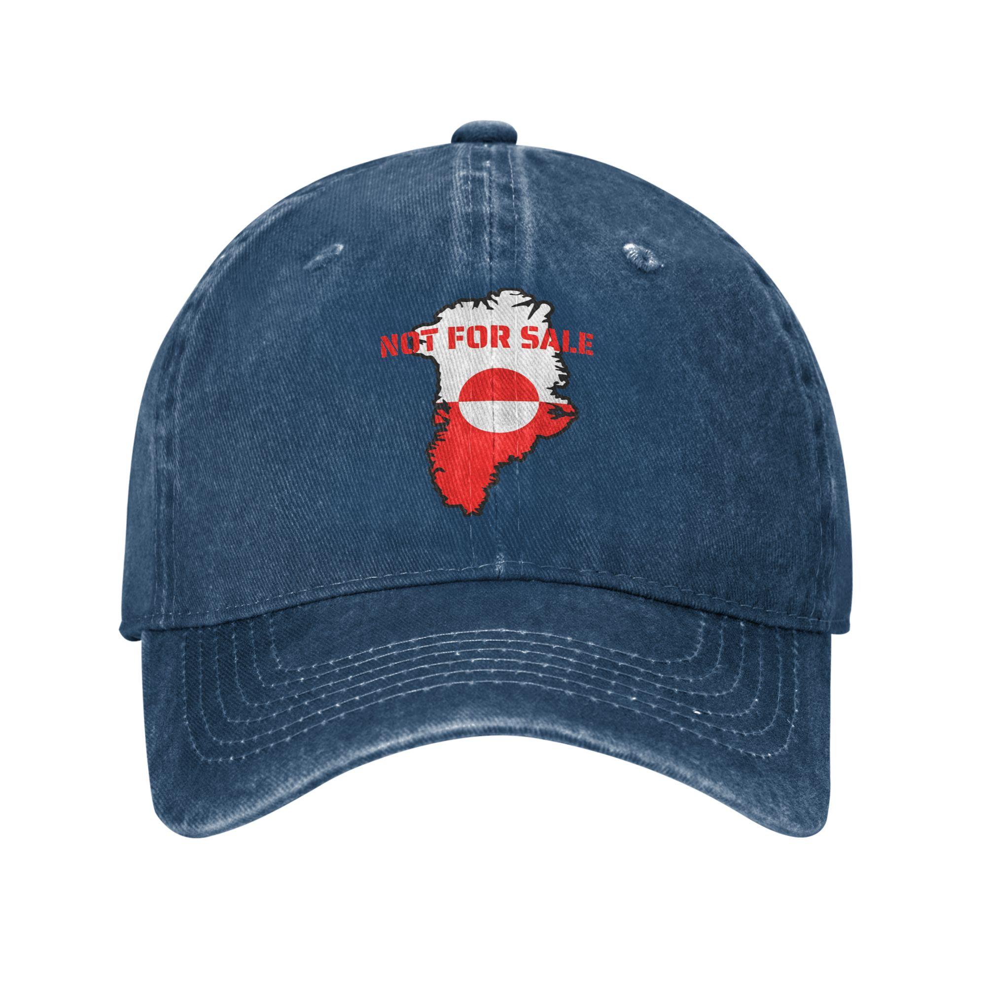 

Greenland Is Not For Sale Support Denmark Baseball Cap For Women Men Summer Trucker Hat Adjustable Baseball Caps One Size темно-синього кольору