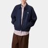 Carhartt WIP SS25 Chest C Embroidered Logo Relaxed Hem Casual Jacket Men Jacket Navy-Blue I034516-36J-XX