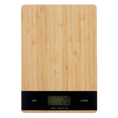 Digital Bamboo Kitchen Scale Up To 5