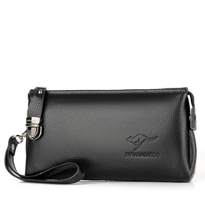 MDNG Men's Business Leather Clutch Bag