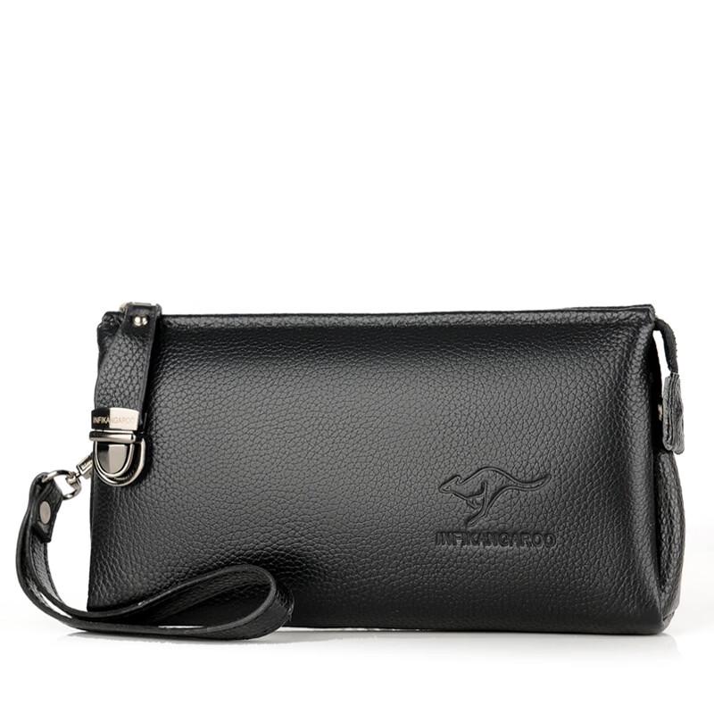 MDNG Men's Cowhide Business Clutch