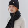 ANOETIC ANC BEANIE & MUFFLER & GLOVES set_BLACK