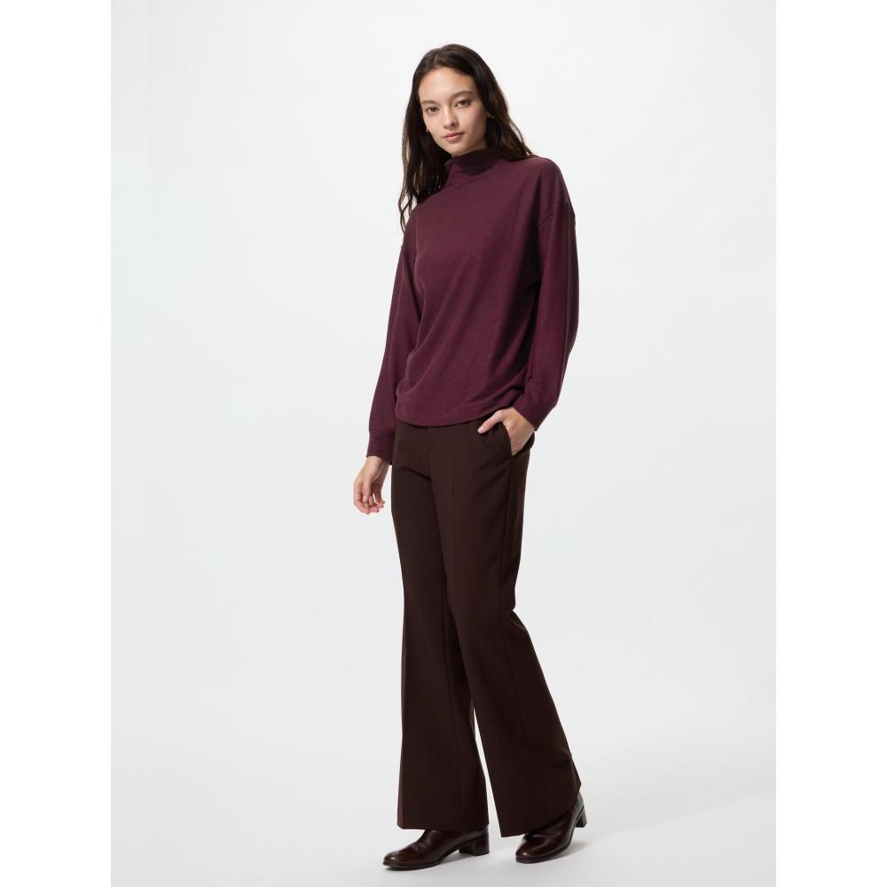 Uniqlo SofT KniT Fleece Mock Neck T