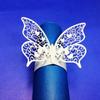 Pack of 12 Butterfly Paper Napkin Rings For Wedding Party Decoration