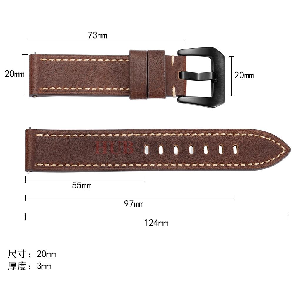 18mm 20mm 22mm 24mm 26mm Calfskin Retro Watchband Quick Release Cowhide Straps for Panerai for Omega Men Women Sport Bracelets