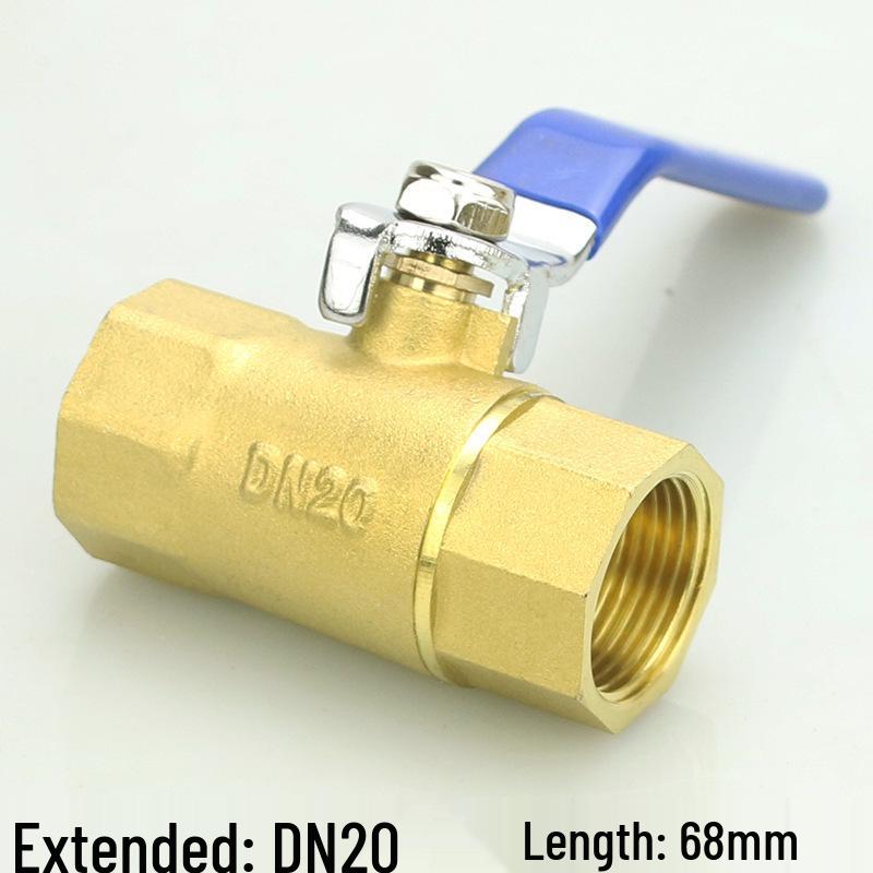 4-Point DN15 & 6-Point DN20 All-Copper Ball Valve, High-Temp Resistant, 1-Inch & 2-Inch, for Tap Water.
