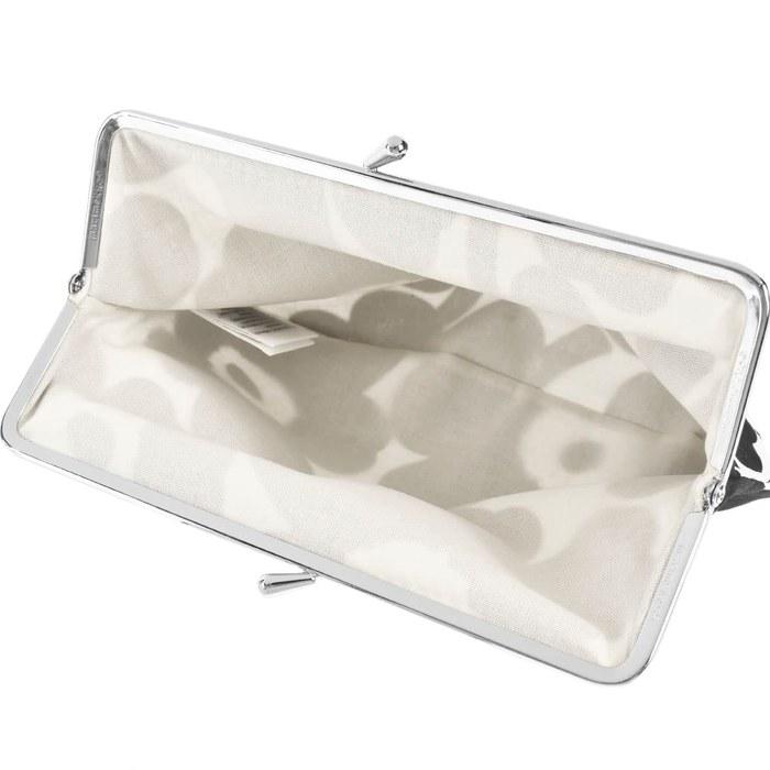 Marimekko Pouch Cosmetic Pouch Women Unikko Drawstring Puolikas Kukkaro Mini Unikko 91497 190 (75054 190) Black x White
