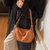Simple and Fashionable Bag Women's 2026 New Korean Versatile Shoulder Underarm Bag Niche Dumpling Bag Messenger Bag