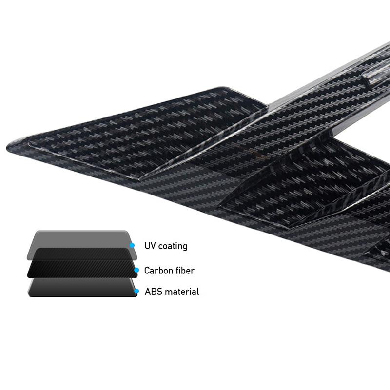 Car Rear Windshield Sticker Decoration Accessory Side Spoiler Splitter Trim Triangle Louver Window Sunshade Windshield for Cars