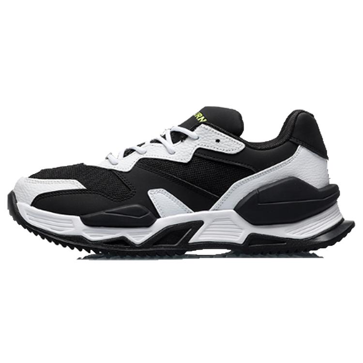 

New LiNing Reburn Low Top Basketball Shoes Men s Black White AGBQ089-4 46