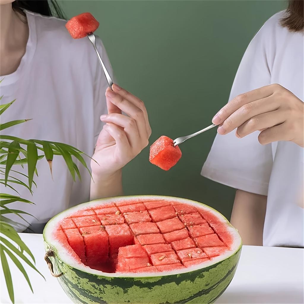 Watermelon Artifact Slicing Knife Stainless Steel Knife Corer Fruit And Vegetable Tools Watermelon Clip kitchen Accessories