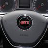 DIG1 1PC Aluminium ABT/R/GTI Logo Auto Steering Wheel Sticker for VW Jetta Golf R Beetle CC EOS GTI R32 MK4 Accessories Car Styling