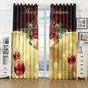 2024 Christmas Curtains for Living Room Sunshade Curtains for The Bedroom Aesthetic Decoration Snowflake Drapes Para La Sala