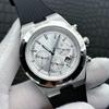 Jia Shi Jia 5500V Serie Automatische Leuchtende Herrenuhr mit Stahlarmband und Sechszeiger-Kalender