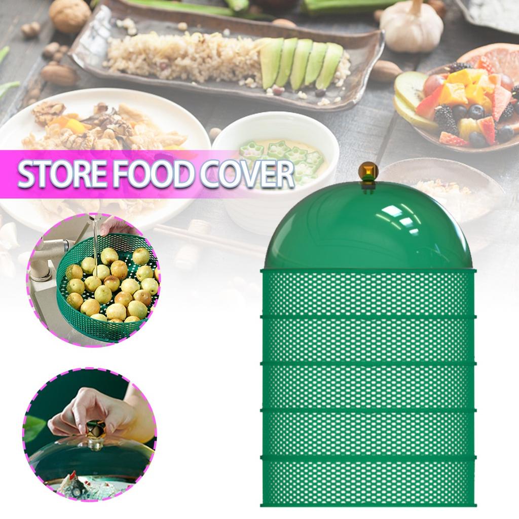 Cheap PDTO Food Stackable Rack MultiLayer Dustproof Kitchen Table Leftover Cover Storage Joom