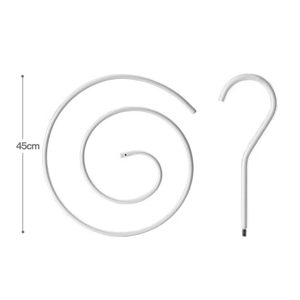 Folding Clothes Hanger Spiral Clothes Hanger Sheet Drying Rack Balcony Home Large Round Rotating Hanging Sheet Quilt Cover