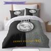 Derby County Bedding Quilt Set Quilt Cover Pillowcase Home Decoration Birthday Gift (1 * Duvet Cover + 2 * Pillowcase, Without Core)