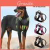 Pet Harness With Reflective Strips And Adjustable Length For Large Dogs And Outdoor Trips