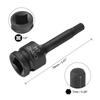 4/5/6/7/8/9mm Hex Impact Bit Socket H4-H9 CR-MO Steel Impact Drive Hex Bit Sockets Lengthen Hex Screwdriver Socket Adapter