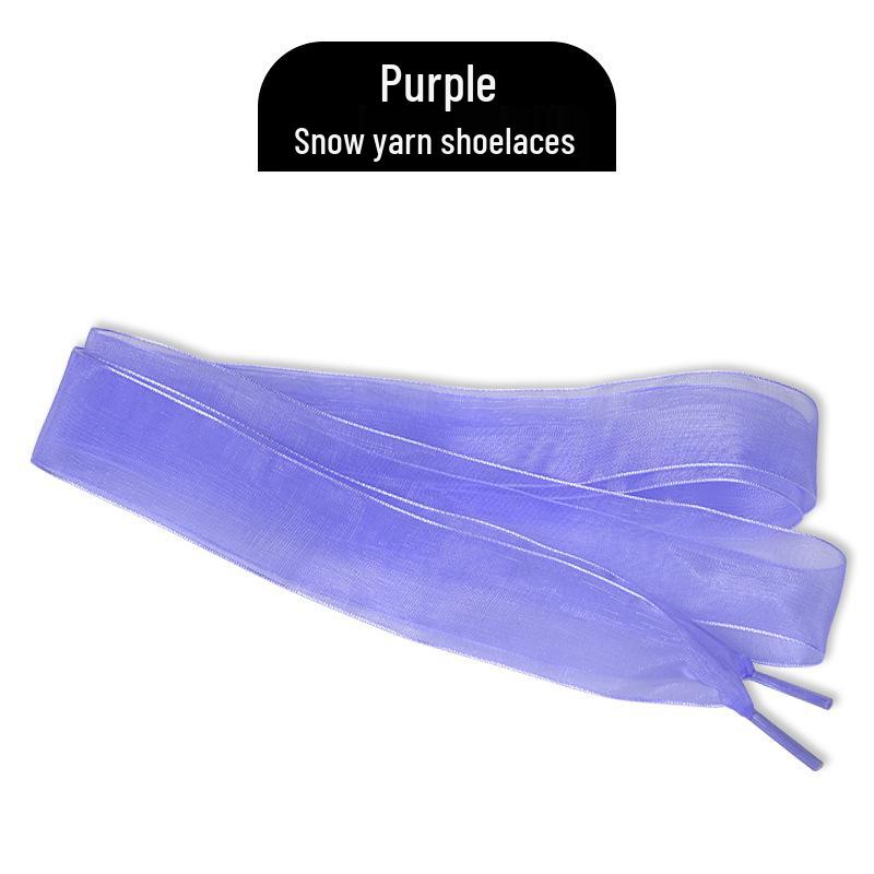 Chiffon-Schnürsenkel: 2,5 cm breit für Samba-, deutsches Trainings- und Rennschuhwerk (Paar)