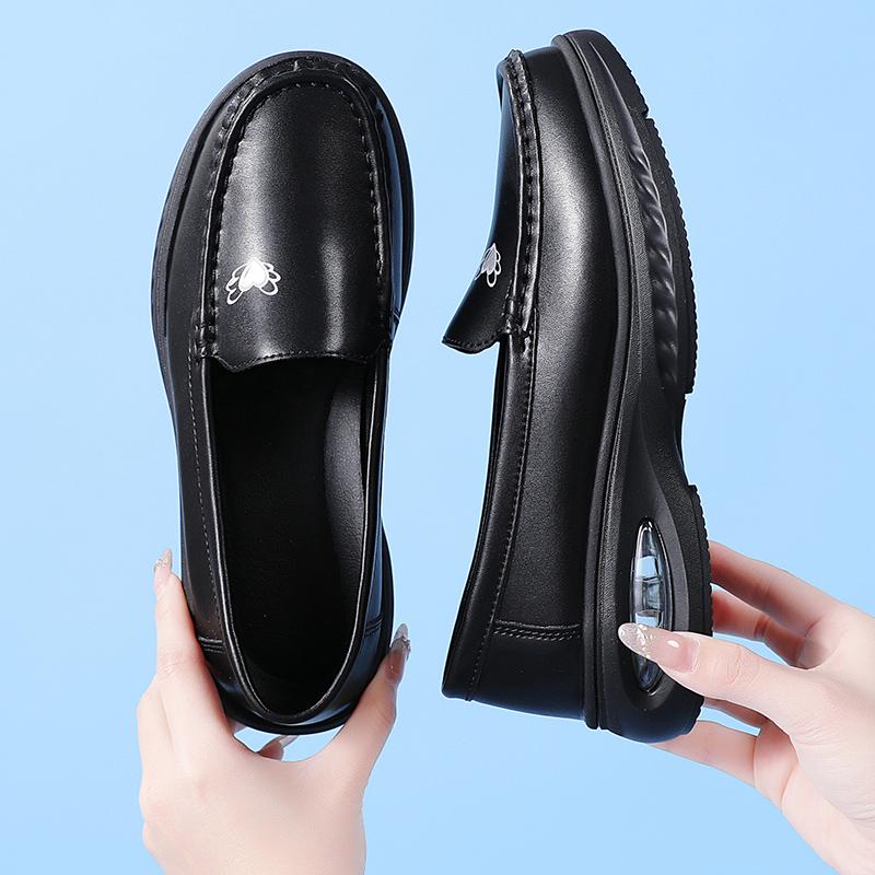 Women’s Moccasins Loafers Leather Driving Comfort Flats Casual Slip On Walking Shoes Nurse Shoes