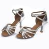 High Heel Adult Women's Latin Dance Shoes Soft Sole Tango & Salsa Ballroom Dancing Shoes Heeled 7cm Indoor