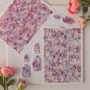 Butterfly Painted Pattern Polymer Clay Watercolor Transfer Paper Water-soluble Disposable Sticker Earring Jewelry Pottery Making