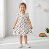 Summer Fashion New Girls' Dress Cartoon Lace Children'S Dress Princess Dress Round Neck Children'S Summer Dress