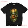 Nature Guitar Waterfall T Shirt Acoustic Music Lover Forest Art S 5XL Vintage Washed Slightly Stylish Soft Graphic Streetwear