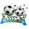 Soccer Theme Disposable Tableware Set Paper Plates Cups Napkins Tablecloth Boys Sports Football Birthday Party Decor Supplies