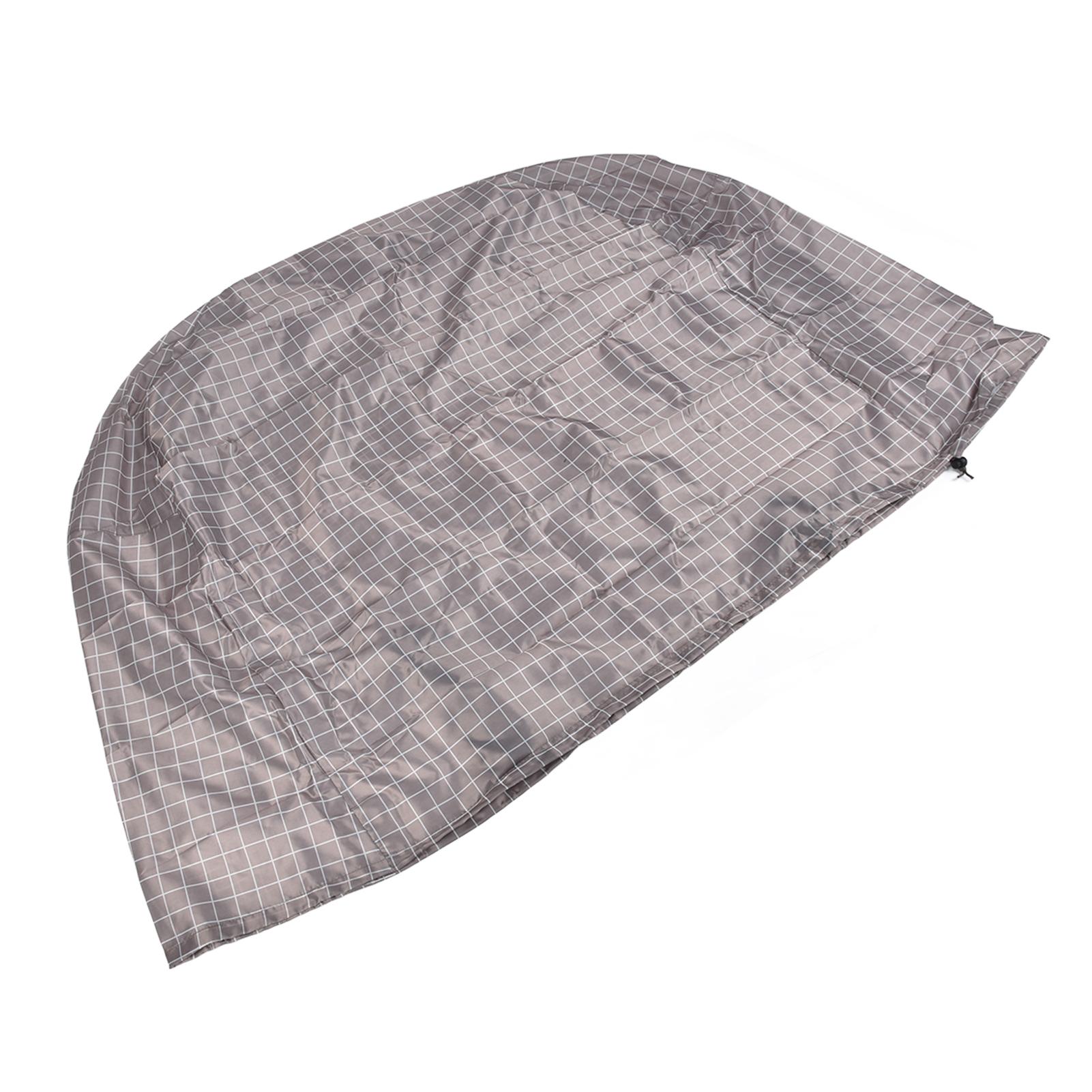 

Firewood Rack Cover Dustproof Waterproof Sun Protection Round Outdoor Log Rack Cover for Firewood Storage Plaid