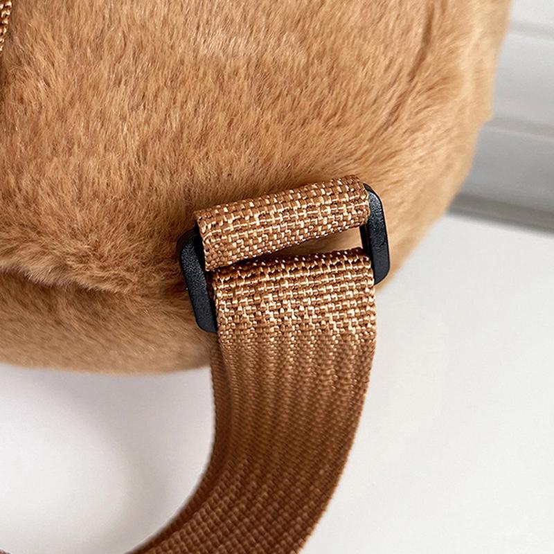 Capybara Doll Plush Backpacks Portable Cartoon Animals Cute Capybara Backpack Plush Women Bag Gift For Girls Kids