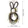 Bow Ribbon Easter Eggs Wreath Easter Eggs Garland Door Ornaments Wall Decor Happy 2025 Easter Day Decor For Home Kids Favor
