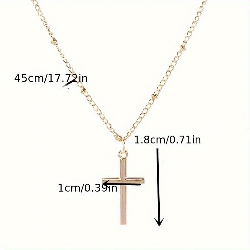 European and American Jewelry Cross Pendant Necklace Clavicle Chain Long Holy Mother