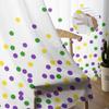 Geometric Circle Tulle Curtains For Living Room Sheer Curtain Bedroom Voile Decorative Window Treatments