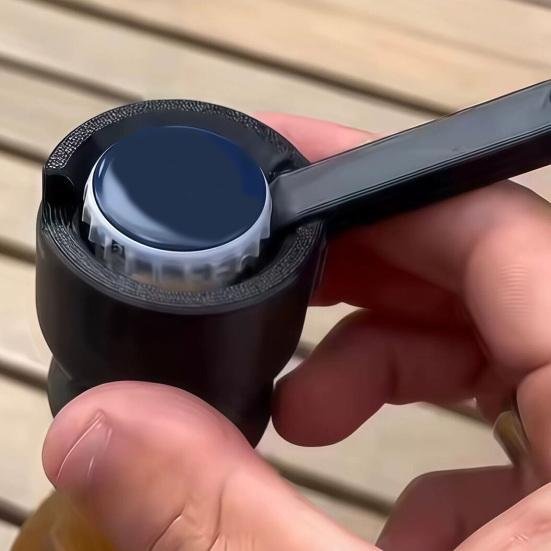 Bottle Opener, Easy One-Hand Use, Push-Down Design Ejection Bottle Opener, for Parties Barbecues And Gifts
