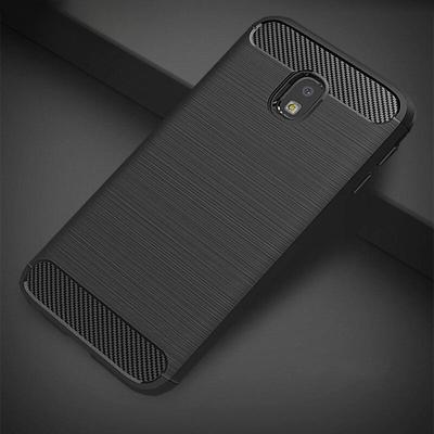 Whyes For Samsung Galaxy J7 2017 Case J730 Carbon Fiber Soft TPU Heavy ShockProof Silicone Cover For Samsung J7 2017 Case J730