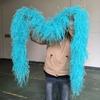 DIY 8 Ply Ostrich Feather Boas 4M for Craft Party Shawl Wedding Drees Clothes Carnival Stage Decor Fluffy Ostrich Plumes Scarf Trim