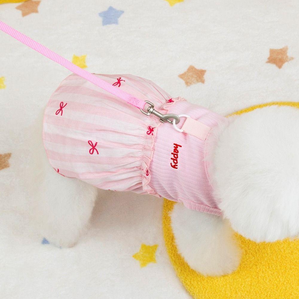 Skin-friendly Puppy Skirt Lovely Pet Dress Pet Clothes Dog Summer Dress  Spring/Summer