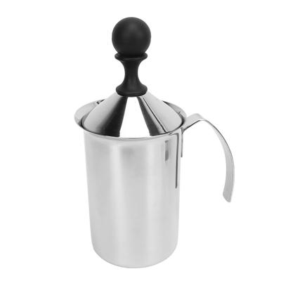 Coffee Frother Double Layer Versatile Manual Stainless Steel Milk Foamer for Home Coffee Shops