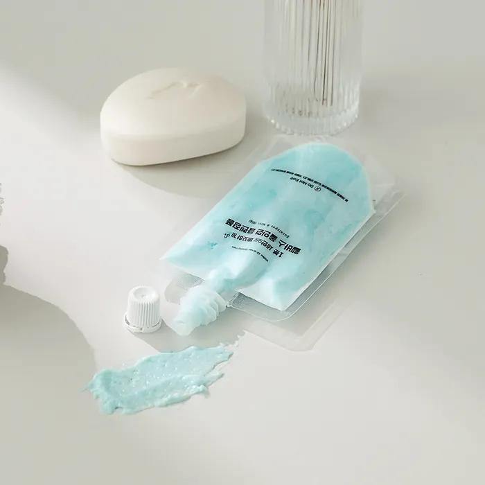 Korean-made Wellbas All-in-One Cleansing Foam Sherbet 85g
