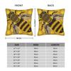 Pillow Cover Bee Pattern Honeycomb Kawaii Pillow Case For Sofa Couch Bed Living Room Pillowcases