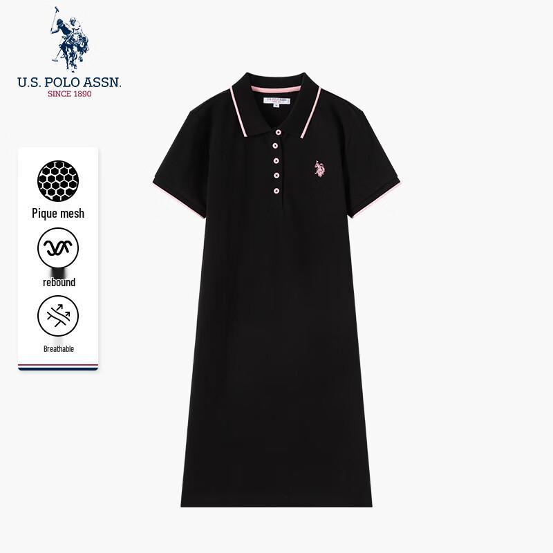 U.S. POLO ASSN. Women's Short Sleeve Polo Dress